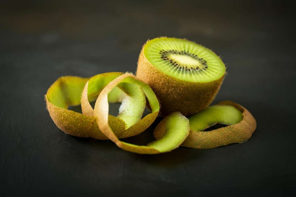 Riutilizzo bucce kiwi