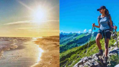 il luogo in cui fare trekking o andare in spiaggia