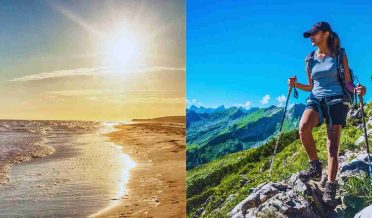 il luogo in cui fare trekking o andare in spiaggia